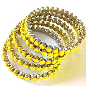 Yellow wrap bracelet